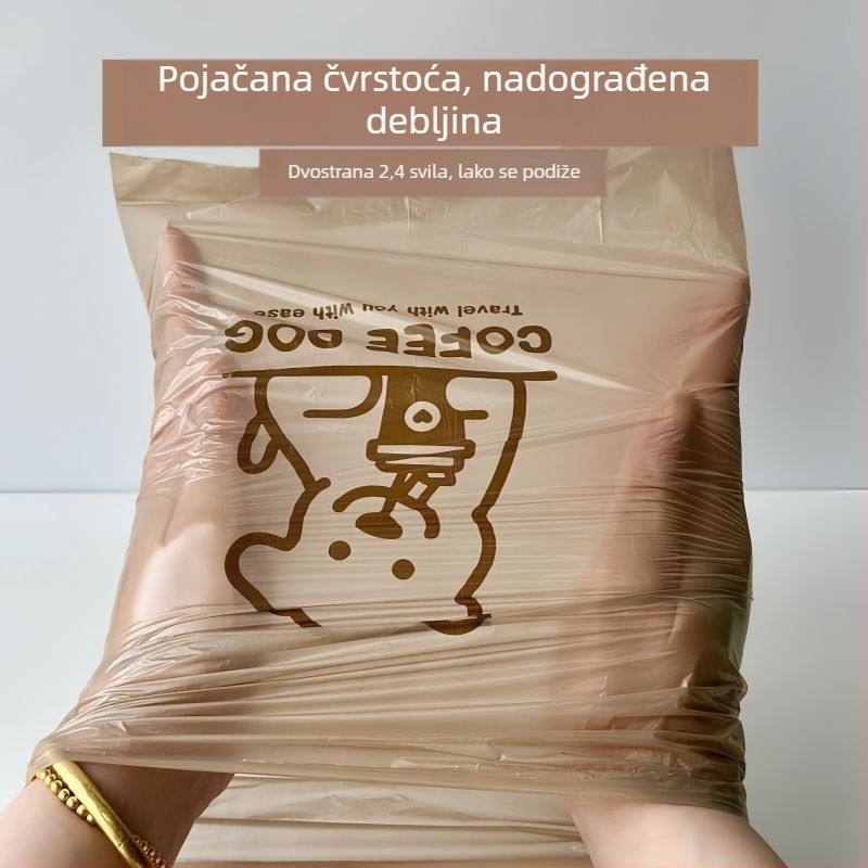 Coffee Puppy Vrećice za otpad kućnih ljubimaca – Debeli vrećice za pseće izmet i vrećice za mačji stelj, za čišćenje