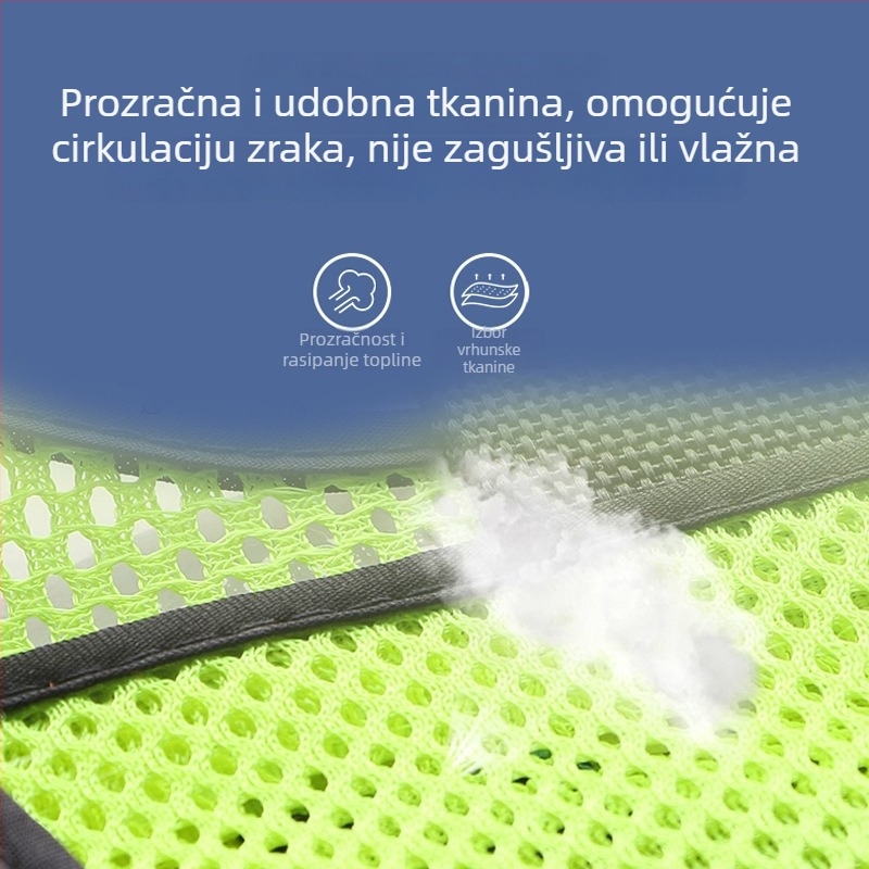 Shengchi Reflektirajući sigurnosni prsluk za promet i upravljanje cestama — osmeročlani set, noćna patrola, višenamjenska jakna