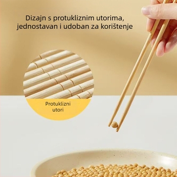 Clean energy jednokratne bambus štapići za jelo, individualno zapakirani, duljina 22 cm, 30 parova po pakiranju, model 7136