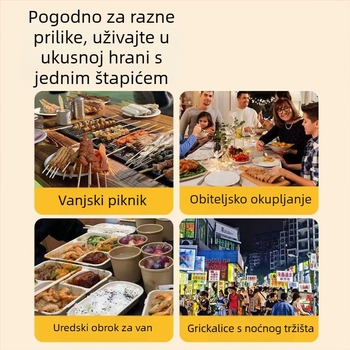 Clean energy jednokratne bambus štapići za jelo, individualno zapakirani, duljina 22 cm, 30 parova po pakiranju, model 7136