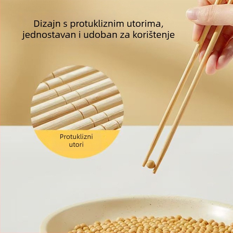 Clean energy jednokratne bambus štapići za jelo, individualno zapakirani, duljina 22 cm, 30 parova po pakiranju, model 7136