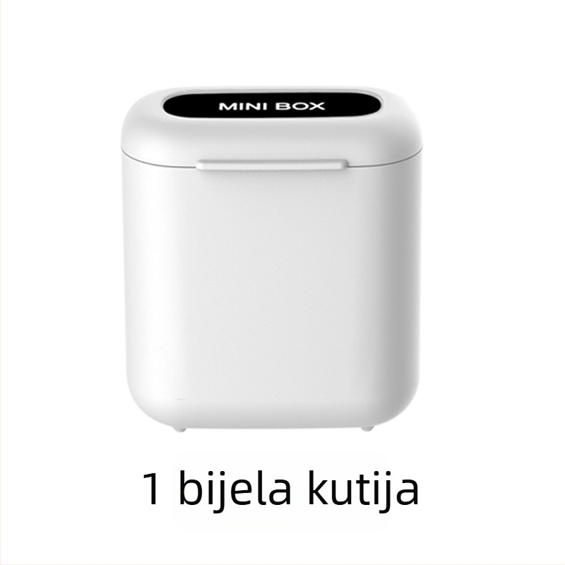 Višenamjenska kutija za pohranu podatkovnih kablova i slušalica; prijenosni organizator s poklopcem; moderan, kompaktan dizajn.