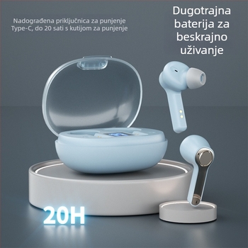 TWS bežične Bluetooth slušalice za gaming, stereo zvuk, dugotrajna baterija