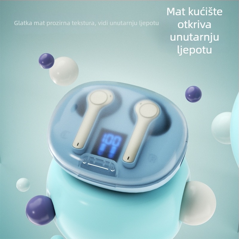 TWS bežične Bluetooth slušalice za gaming, stereo zvuk, dugotrajna baterija