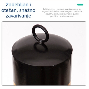 Upozoravajući stup s galvaniziranom cijevi za cestovnu sigurnost, parkirni stup i reflektirajući stup
