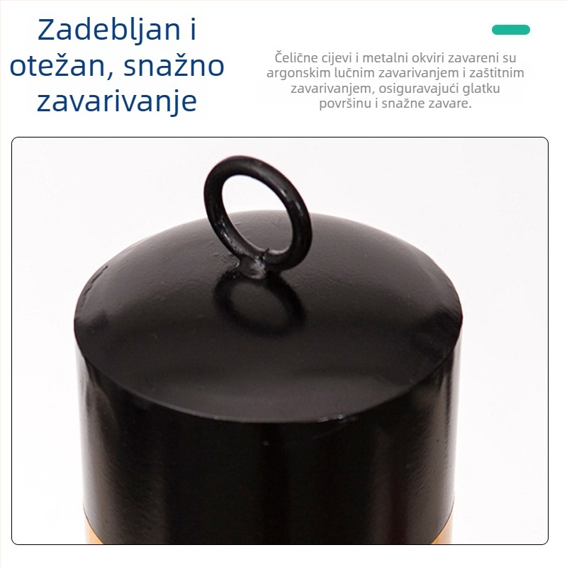 Upozoravajući stup s galvaniziranom cijevi za cestovnu sigurnost, parkirni stup i reflektirajući stup