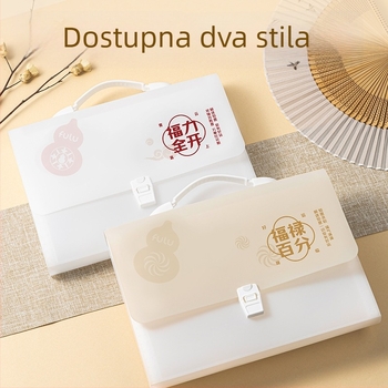 Deli PM222 Hulzi Serija Vodoravna 13 Odjeljaka Akordeonska Mapa