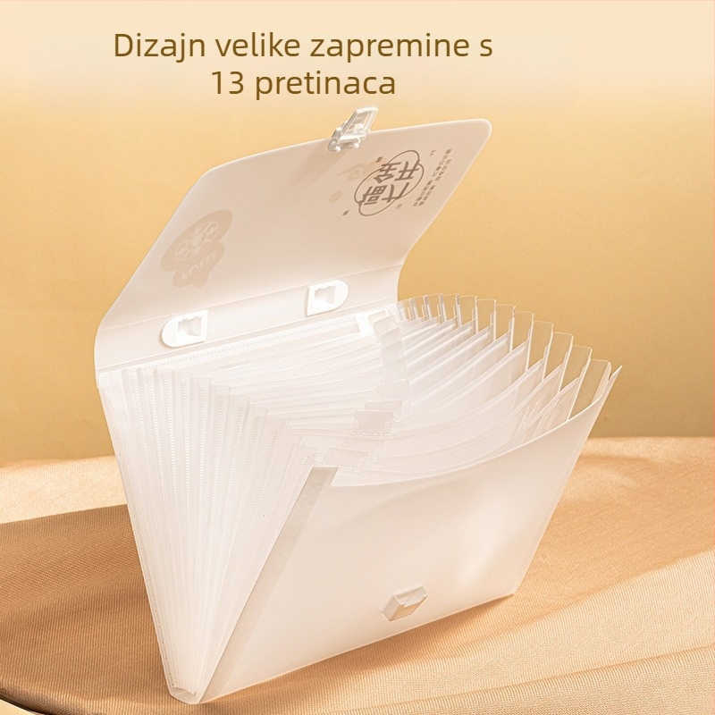 Deli PM222 Hulzi Serija Vodoravna 13 Odjeljaka Akordeonska Mapa