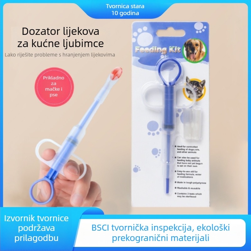 Sve-u-jednom uređaj za hranjenje i lijekove za pse i mačke
