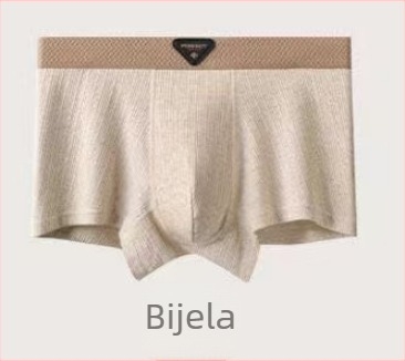 Muške boxerice od čistog pamuka, prozračne, nježne prema koži, antibakterijske, jednobojne