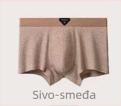 Muške boxerice od čistog pamuka, prozračne, nježne prema koži, antibakterijske, jednobojne
