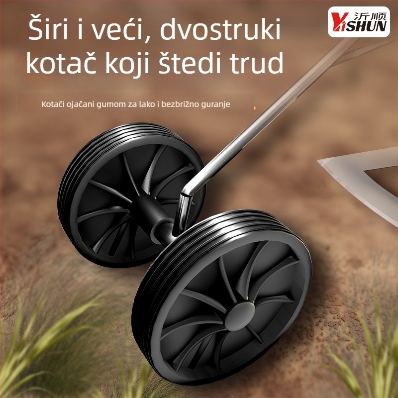 Novi model tri-u-jedan — višenamjenski dvotočak alat s pogonom za uklanjanje korova i prozračivanje tla, kopanje jaraka, čišćenje terena i trokutasti plug