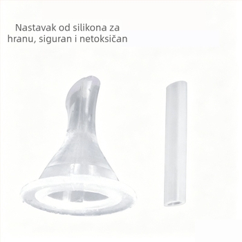 Hrana za kućne ljubimce s mekanom silikonskom bradom i dozačem lijekova