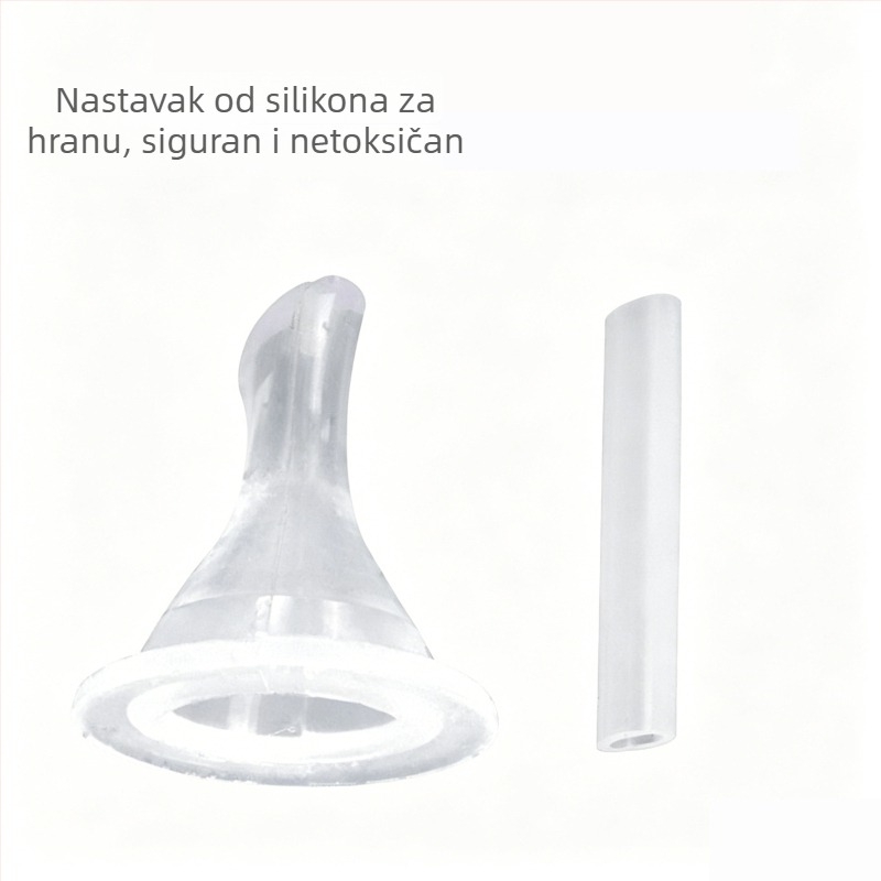 Hrana za kućne ljubimce s mekanom silikonskom bradom i dozačem lijekova