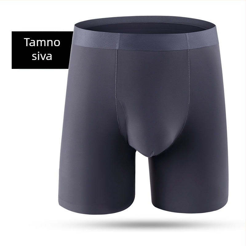 Muške boxerice od Ice Silk, produžena duljina, protiv trenja, U-oblik džep, prednji otvor, za trening