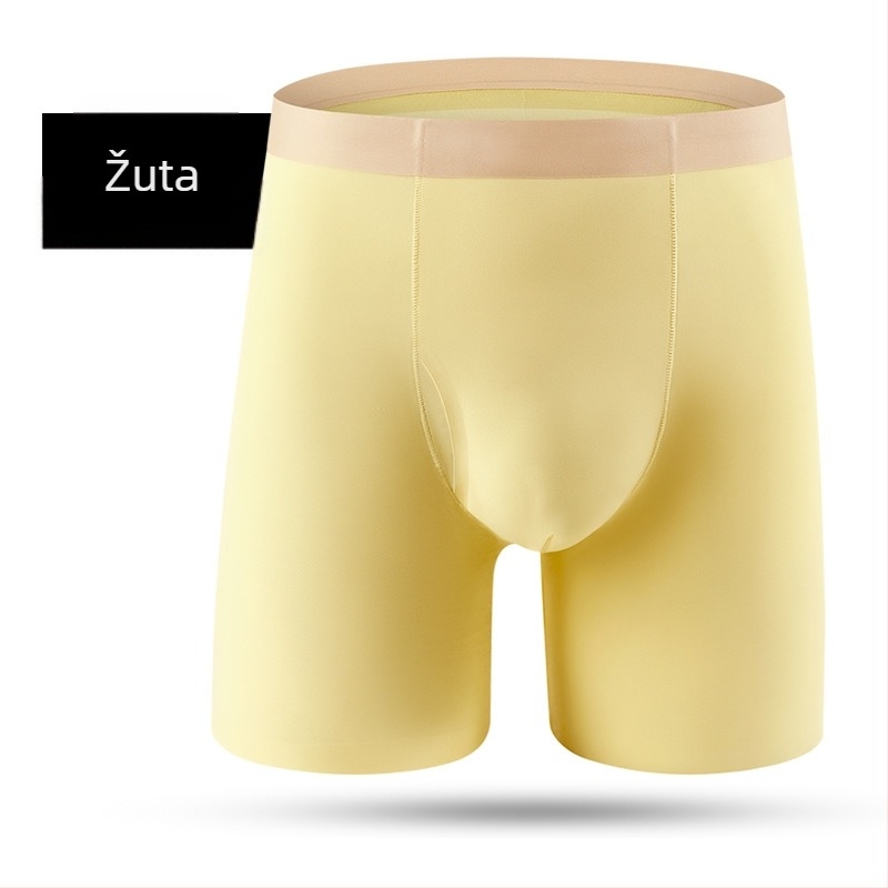 Muške boxerice od Ice Silk, produžena duljina, protiv trenja, U-oblik džep, prednji otvor, za trening