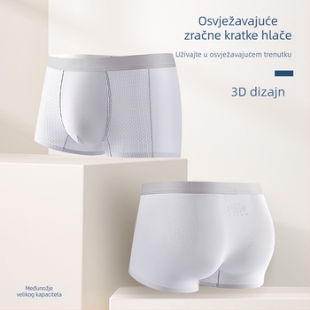 Muške bokserice od Ice Silk, prozračne udobne, jednobojne, srednji pojas