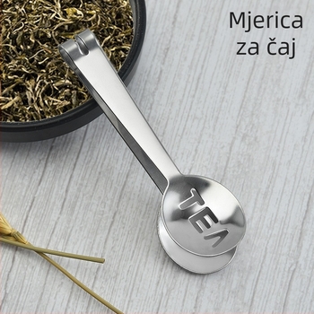 Nehrđajući čelični klip za čajne vrećice, kućna upotreba – dodaci za čajnu ceremoniju, višenamjenski držač vrećica čaja, moderan minimalistički dizajn, završna obrada: sjajno srebrna ili zlatna