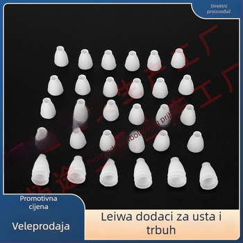 Modificirani silikonski zaštitni kapak za žablje usta, s ojačanim poklopcem i ukrasom od šljokica na trbuhu
