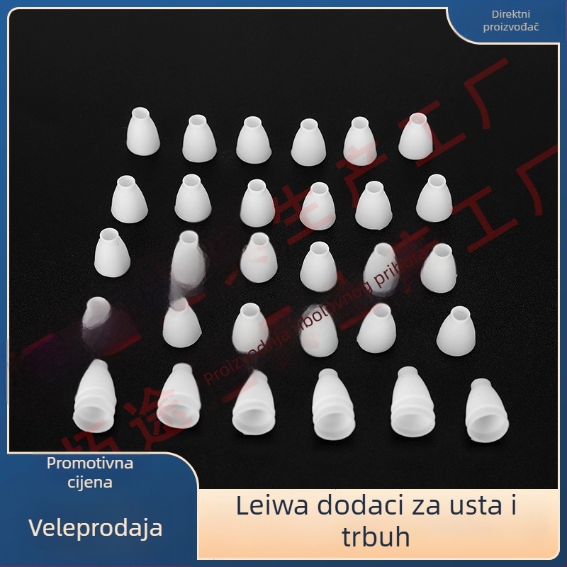 Modificirani silikonski zaštitni kapak za žablje usta, s ojačanim poklopcem i ukrasom od šljokica na trbuhu
