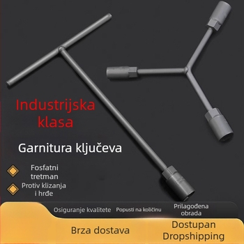 Set T-ključeva za popravak automobila i motocikla, produžena T-ručka, vanjski šesterokutni ključ 6-19 mm