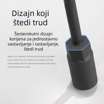 Set T-ključeva za popravak automobila i motocikla, produžena T-ručka, vanjski šesterokutni ključ 6-19 mm