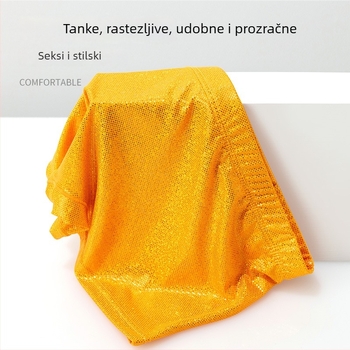 Muške bokserice od najlona s folijskim zlatnim sjajem, mekane i udobne, prozračne, sportsko donje rublje
