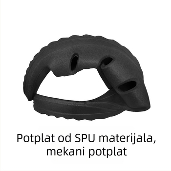 SPU antistatične radne papuče, crne, s šest rupa, udoban mekani potplat