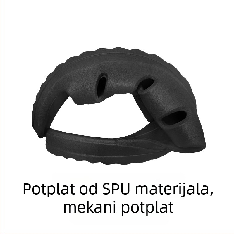 SPU antistatične radne papuče, crne, s šest rupa, udoban mekani potplat