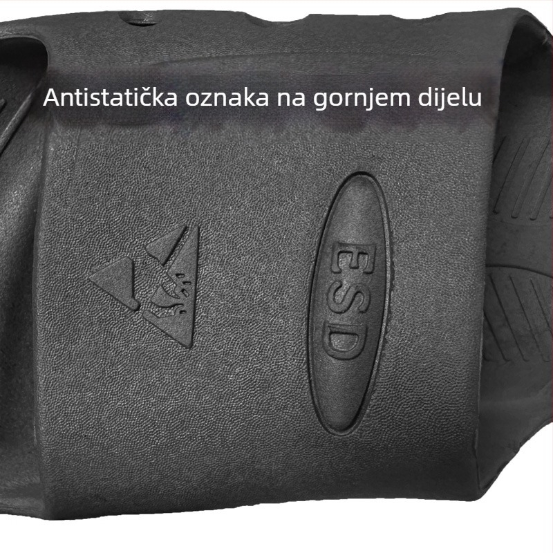 SPU antistatične radne papuče, crne, s šest rupa, udoban mekani potplat
