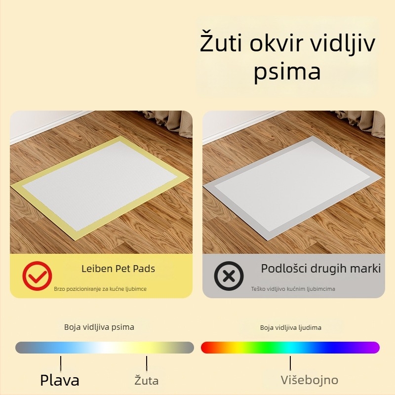 Jednokratna podloga za obuku kućnih ljubimaca, debela, apsorbirajuća i dezodorizirajuća, za pse i mačke