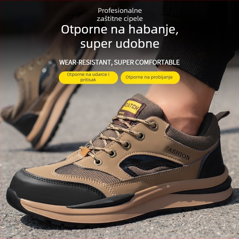 Planinarske cipele za zaštitu s čeličnim prstom – otporne na habanje, protuklizne, protiv probijanja, za vanjsku upotrebu