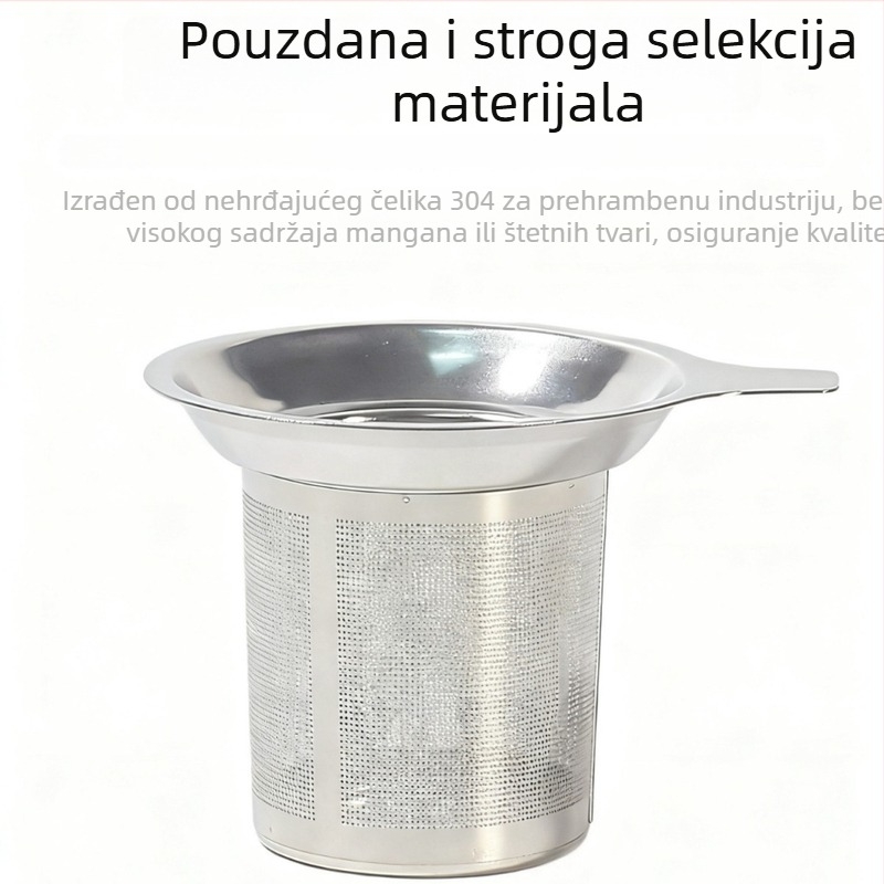 Filter za čaj od 304 nehrđajućeg čelika, kreativni filter za listove čaja, premium mrežni infuzor