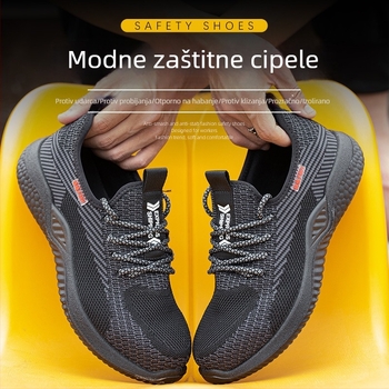 Dišuća sigurnosna obuća s Fly-Knit gornjim dijelom i 6 kV izolacijom, zaštita od udara i probijanja, protuklizna, otporna, mekana potplata