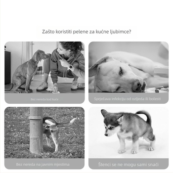 Prozračne pelene za pse za mužjake, brzo upijanje, otporne na curenje, higijenske hlačice za kućne ljubimce.