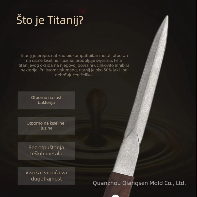 Pu'er nož i igla od čistog titana – integrirani otvarač za čaj i alat za čajnu kolač, dodatci za čajnu ceremoniju
