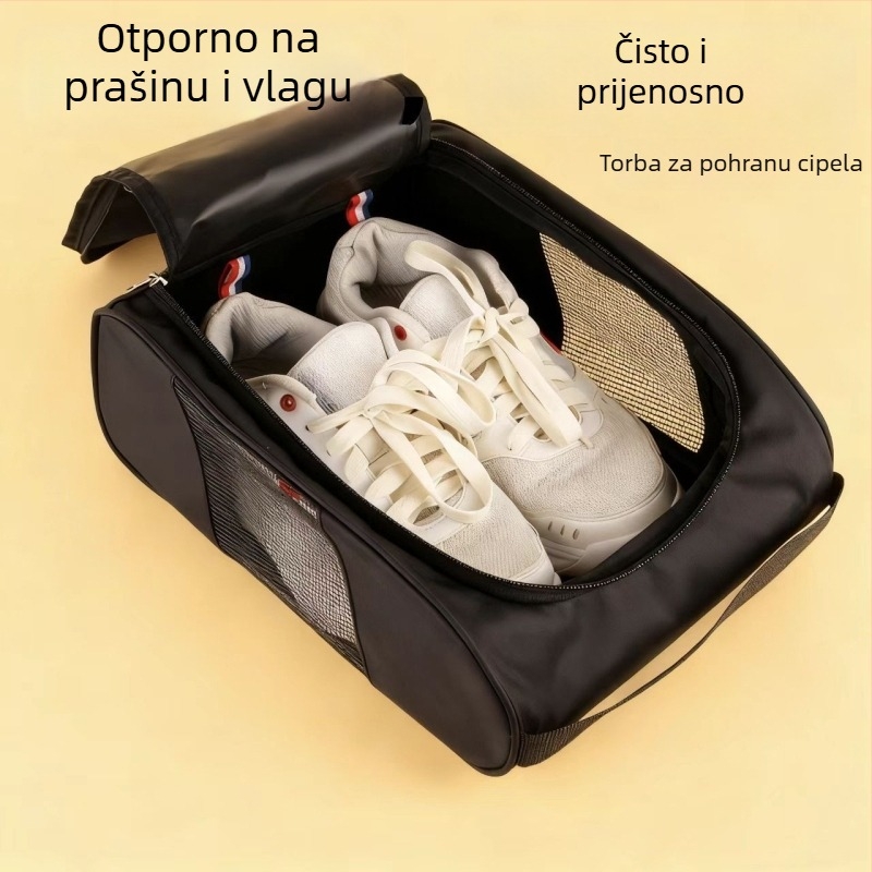 Putna torba za tenisice, prijenosna, prozračna mrežasta, zaštita od prašine, sportska torba