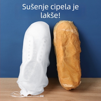 Torba za cipele od netkanog materijala, otporna na prašinu i vlagu, za putovanja, s špagom za zatvaranje