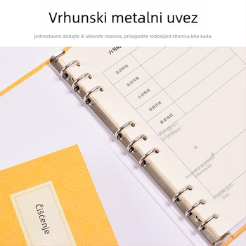 A4 kartonski dosje za dokumente s D-oblikom i tri rupe s otiskom logotipa