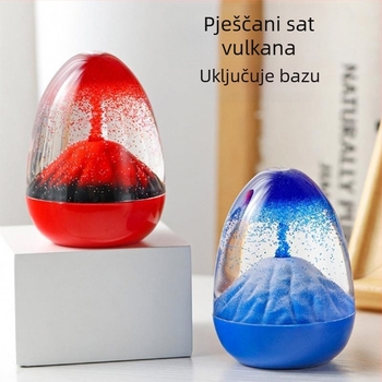 Set aktivnosti za kutak znanstvene igre u vrtiću: vulkanska erupcija, pješčani sat, didaktički alati za curenje ulja, eksperiment s tekućim uljem protiv gravitacije