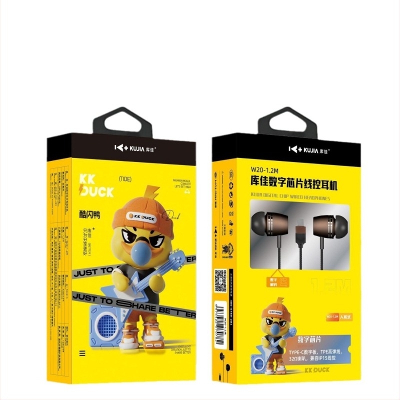 Kujia žične in-ear slušalice za Apple iPhone 17, kompatibilne s iPhone 15 Pro Max, USB-C Type-C port