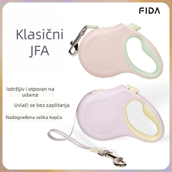 FIDA JFA automatska povodac za pse, za male, srednje i velike pse, otporna na zaplitanje i izdržljiva