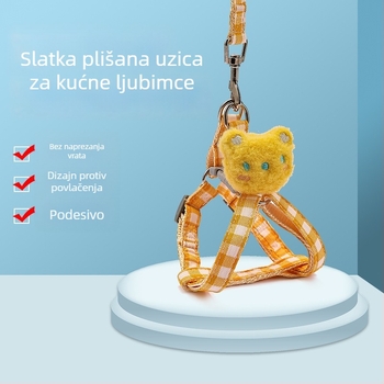 Set za kućne ljubimce: kaiš i harness za pse i mačke s podesivom kopčom