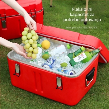 Izolirano nehrđajući komercijalni kanta od 50 L za sojino mlijeko, mliječni čaj, čaj, juhu i ledeni žele
