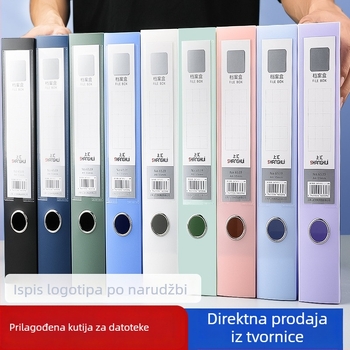 Prilagođena Morandi kutija za dokumente, sklopiva kutija za pohranu dokumenata, izuzetno debela, s velikim kapacitetom za ured