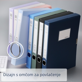 Prilagođena Morandi kutija za dokumente, sklopiva kutija za pohranu dokumenata, izuzetno debela, s velikim kapacitetom za ured
