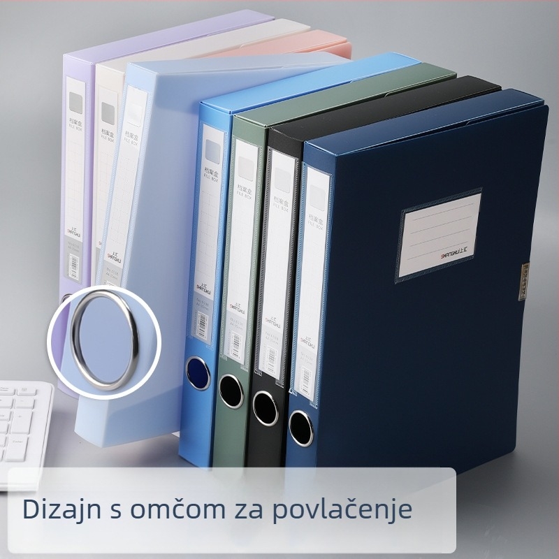 Prilagođena Morandi kutija za dokumente, sklopiva kutija za pohranu dokumenata, izuzetno debela, s velikim kapacitetom za ured