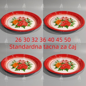 Emajlirani tanjur, čajni pladanj, tanjur za voće, veliki emajlirani tanjur
