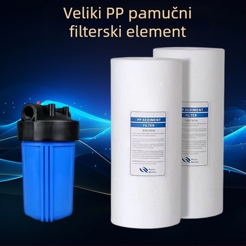 10-inčni element filtra za vodu, Meltblown, CTO aktivirani ugljen, pred-filtr za cijelu kuću
