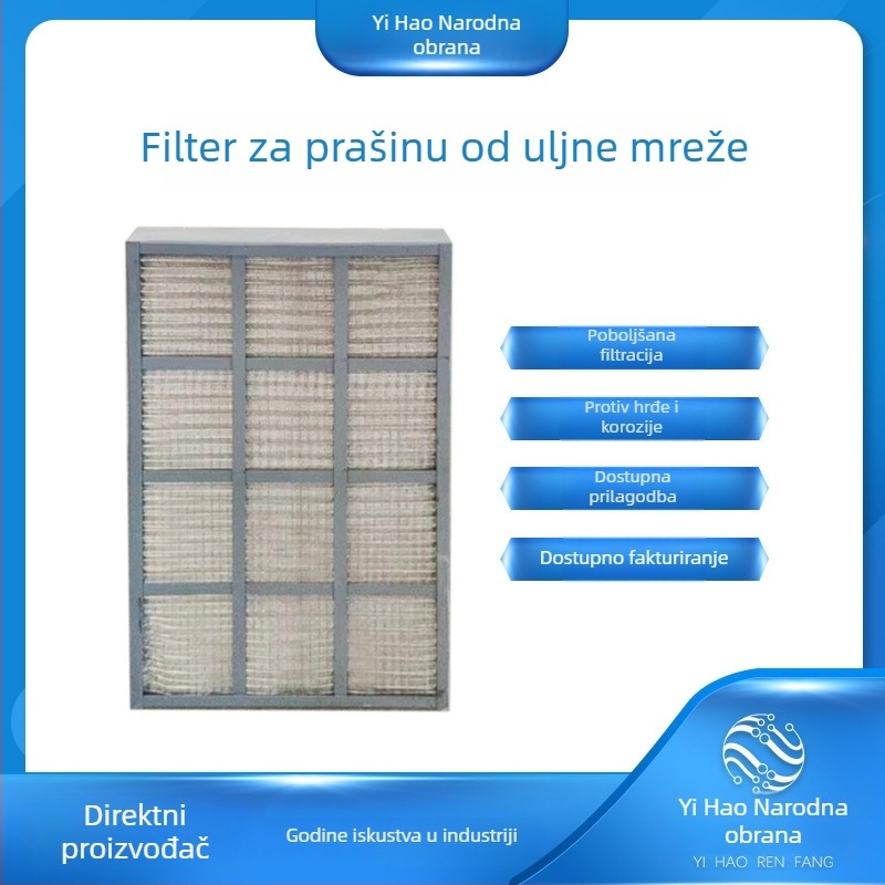 Filtr ulja s mrežicom za ventilacijski uređaj i kolektor prašine, filtrni element tipa D/X